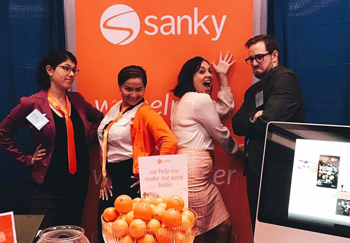 Sanky booth at FRDNY